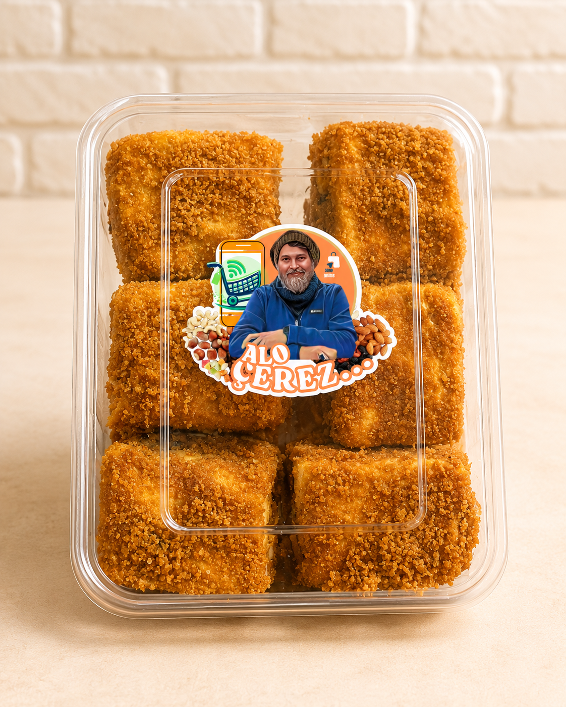 Lotus Fıstıklı Kuru Baklava Lokum
