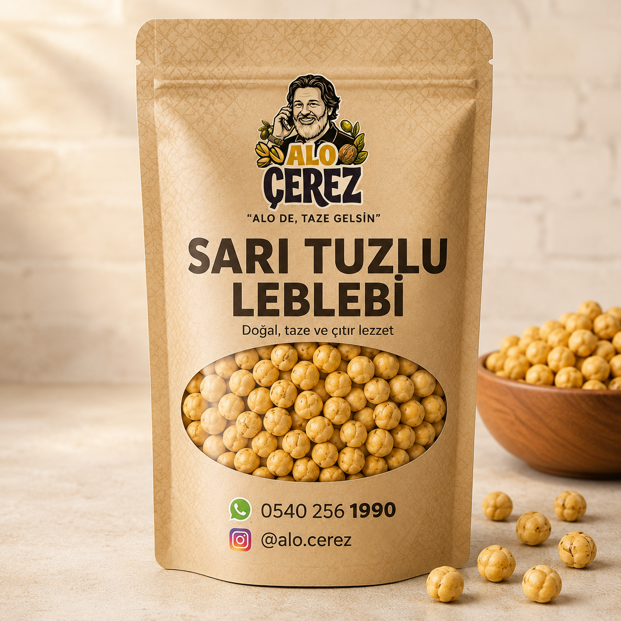 Sarı Tuzlu Leblebi