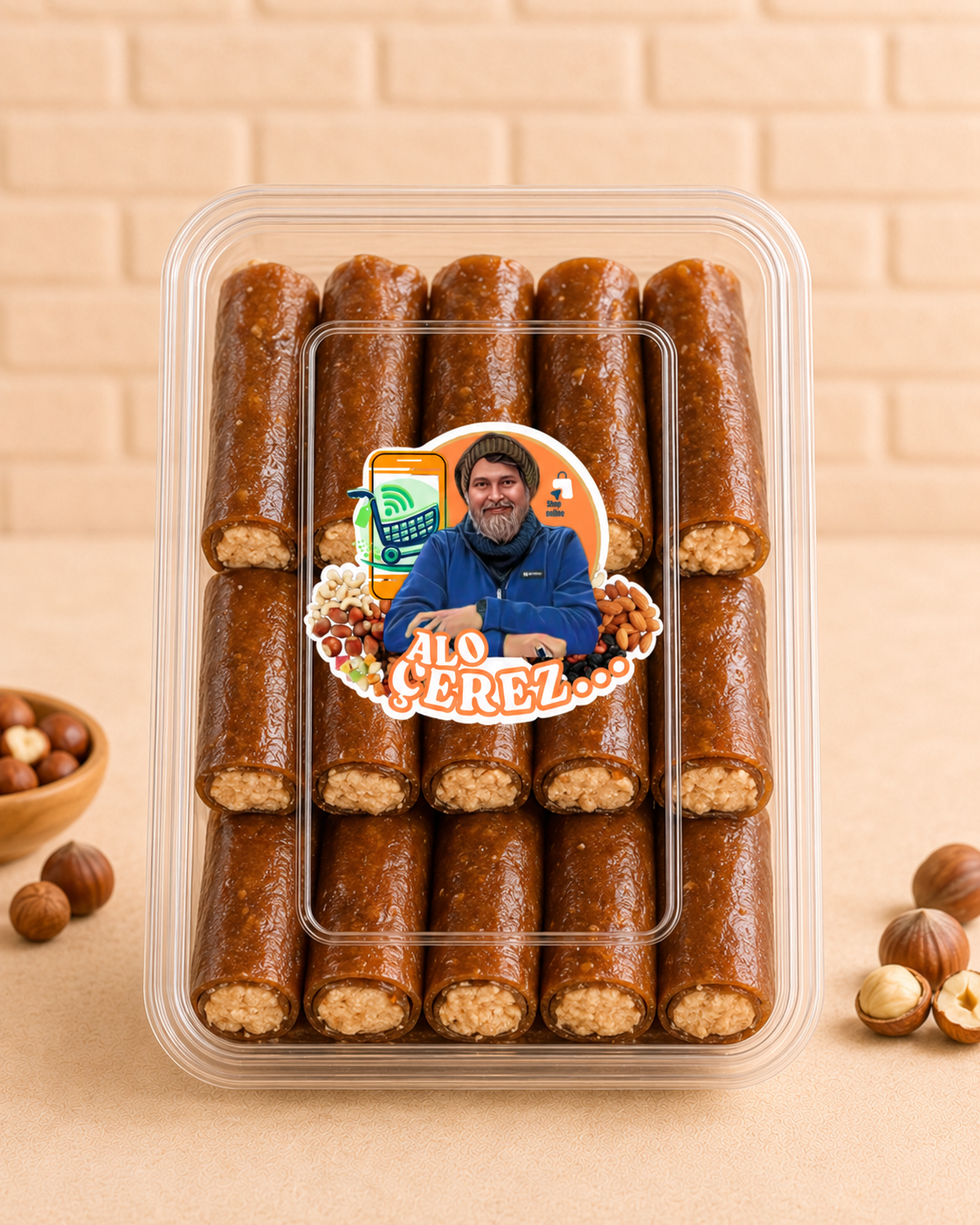 Fındık Ezmeli Rulo Pestil
