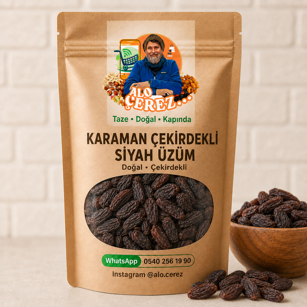 Karaman Çekirdekli Siyah Üzüm
