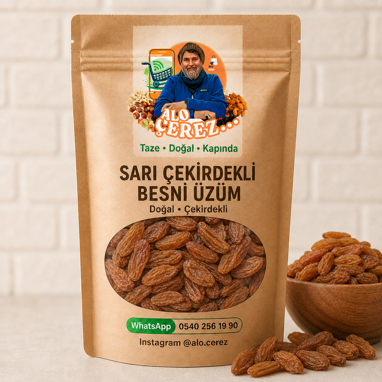 Sarı Çekirdekli Besni Üzüm