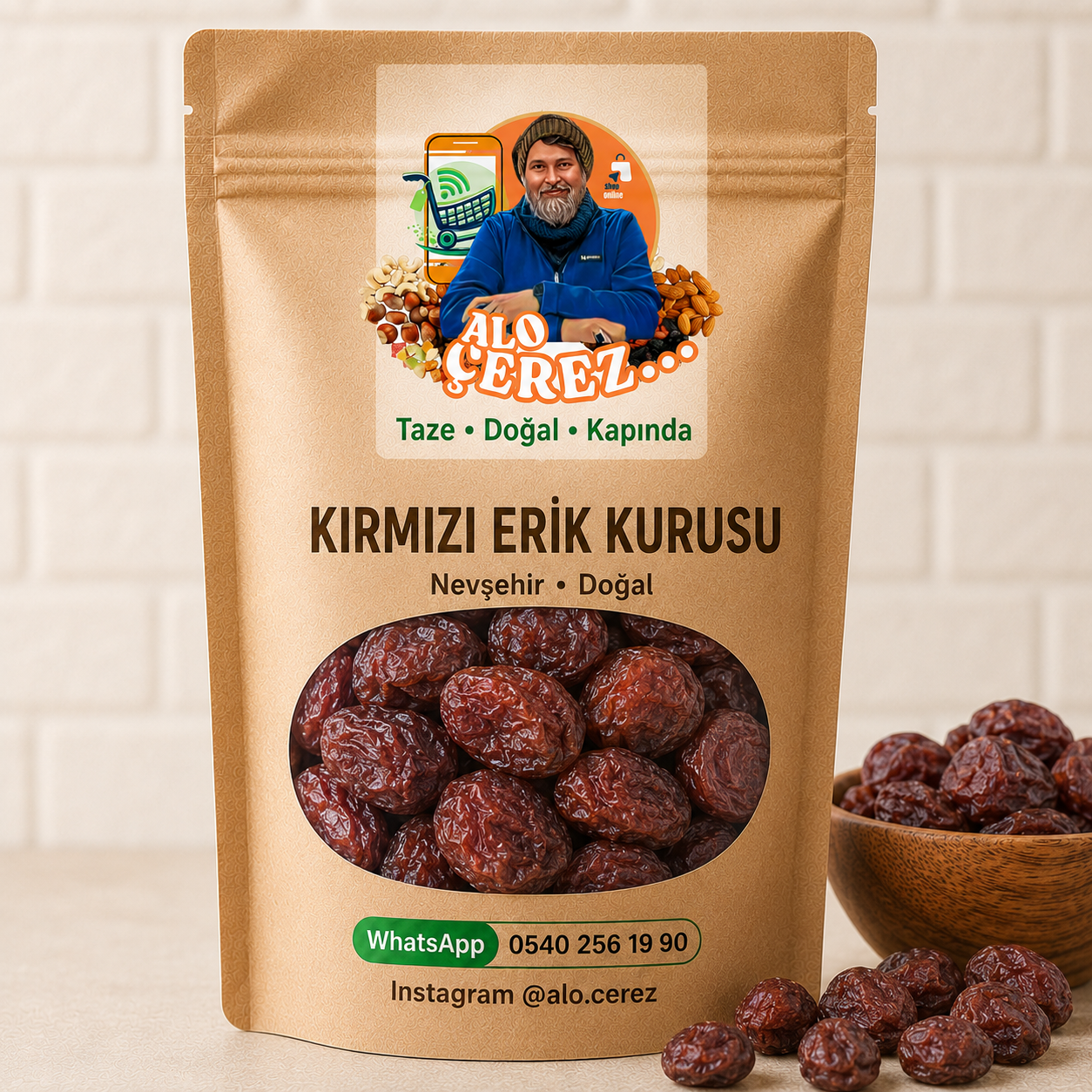 Kırmızı Erik Kurusu Nevşehir