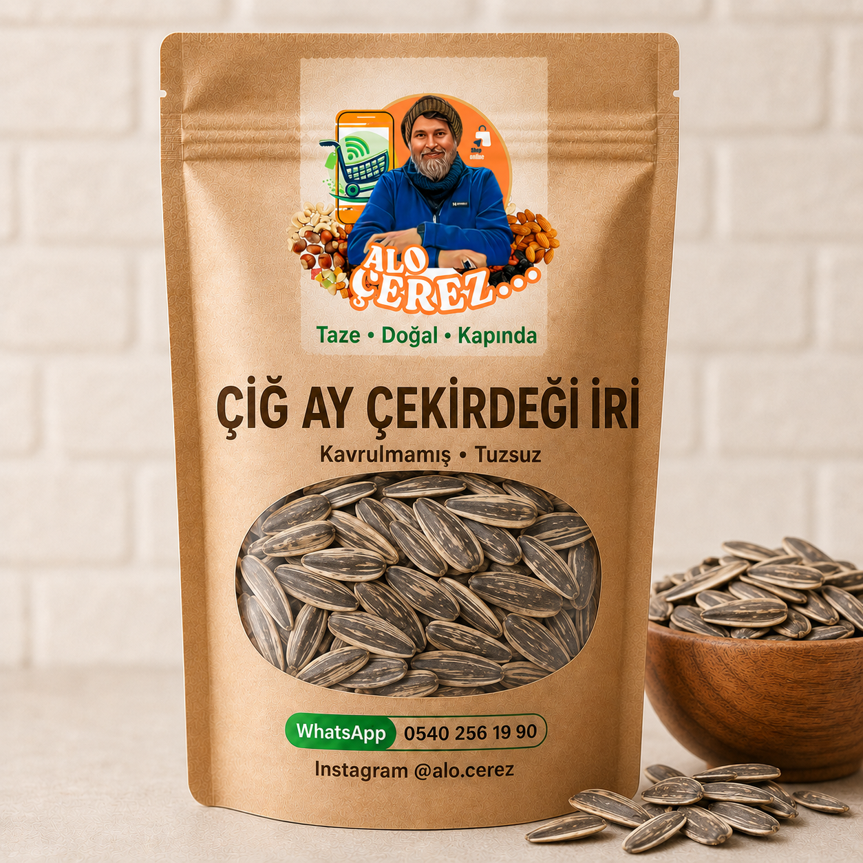 Çiğ Ay Çekirdeği İri Özel